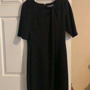 Black dress with zipper back